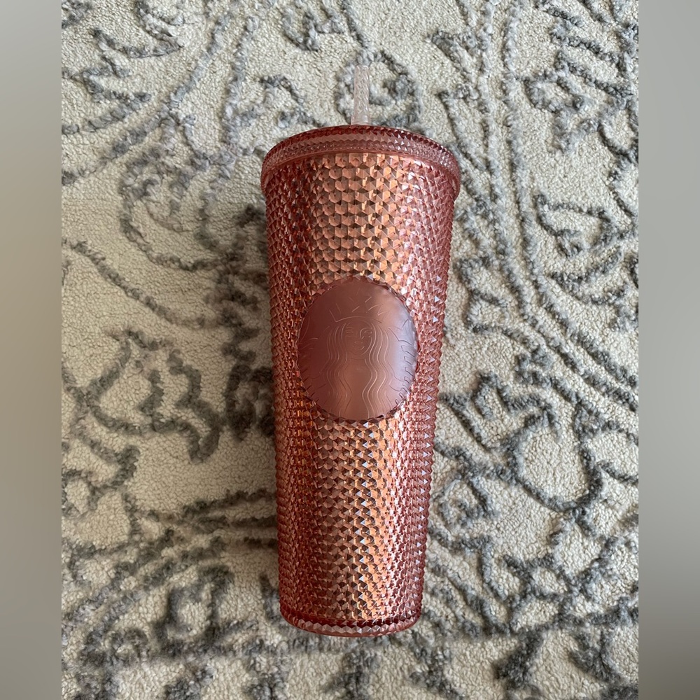Starbucks original rose gold studded cup